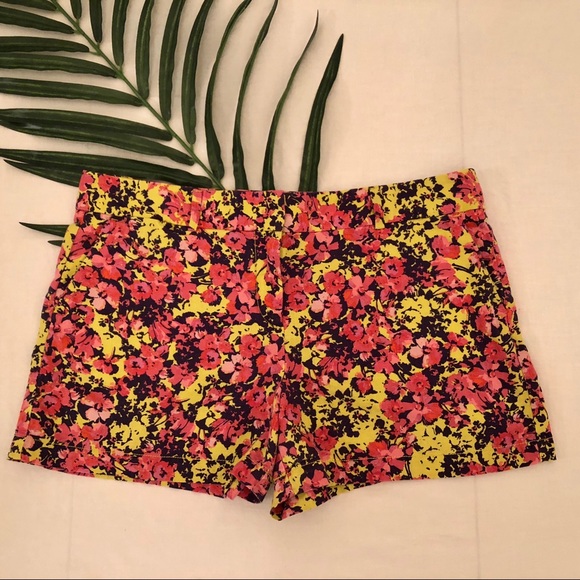 LOFT Pants - Ann Taylor LOFT Floral Print Shorts